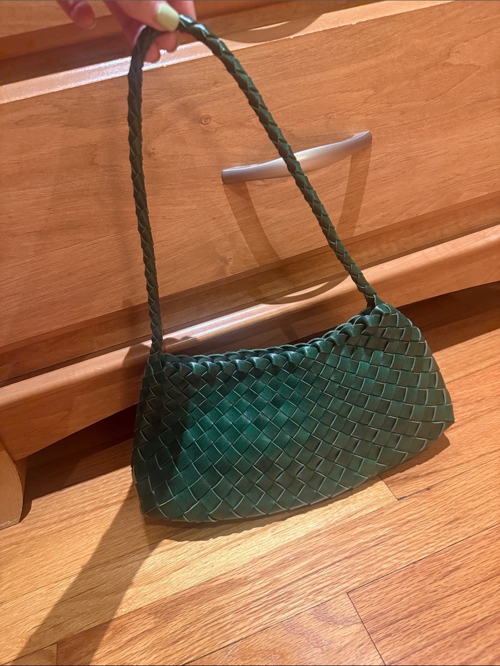Green Woven Bag
